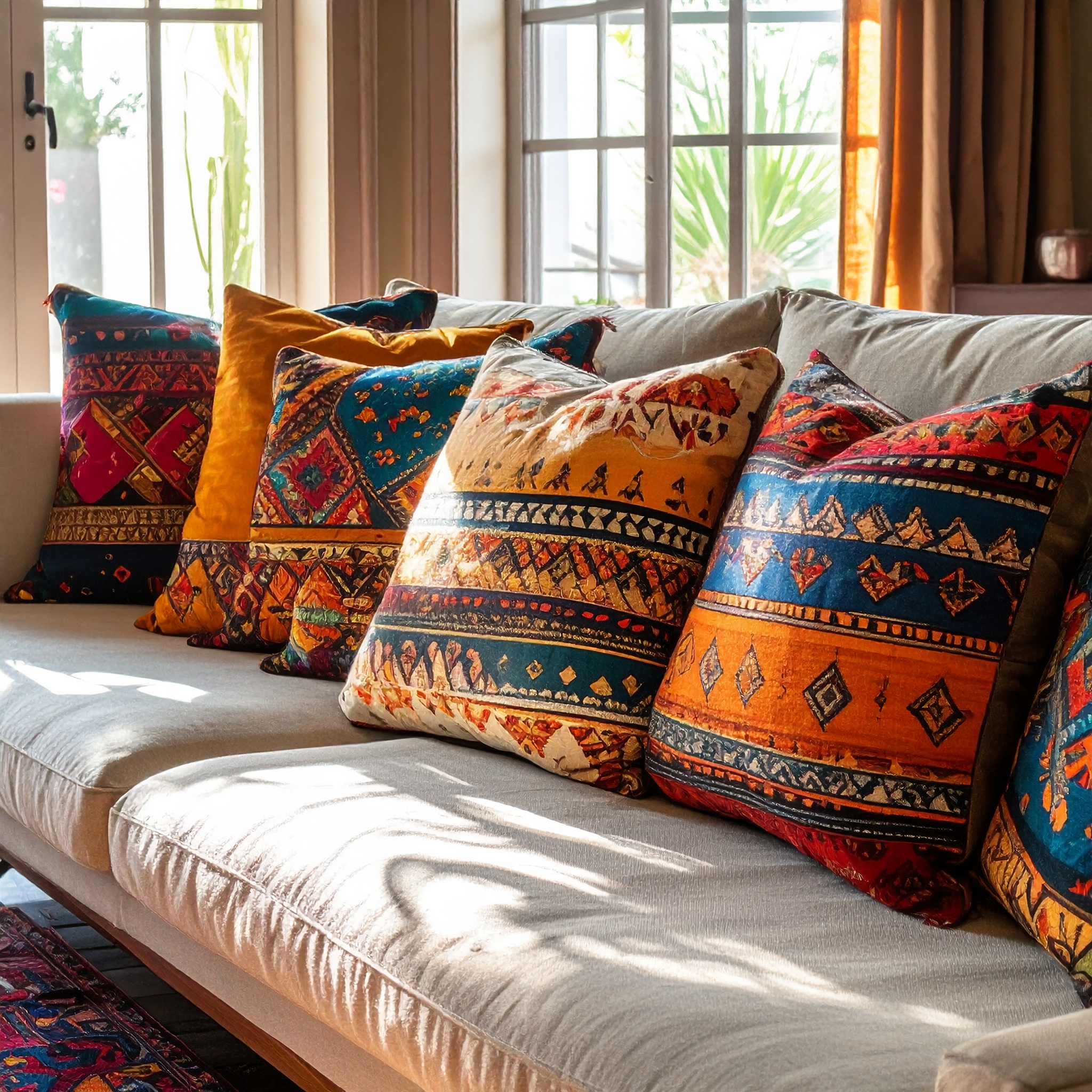 Home Décor Cushion Cover Set - Image 3