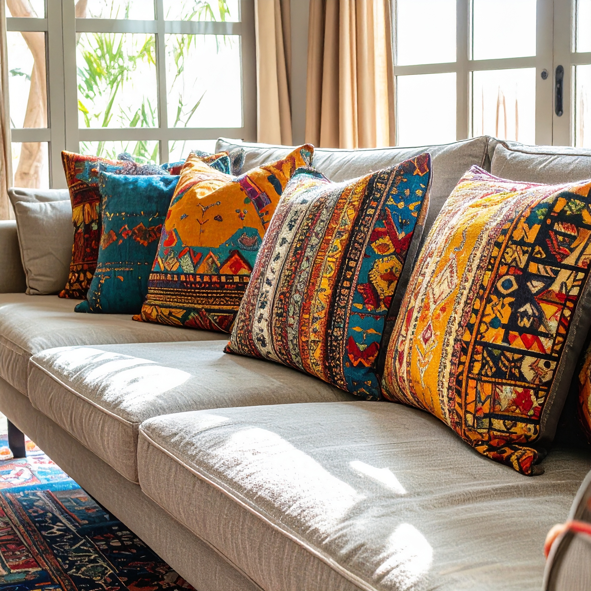 Home Décor Cushion Cover Set - Image 4