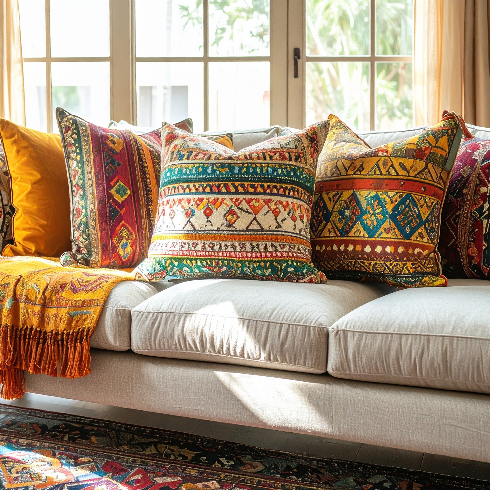 Home Décor Cushion Cover Set - Image 2