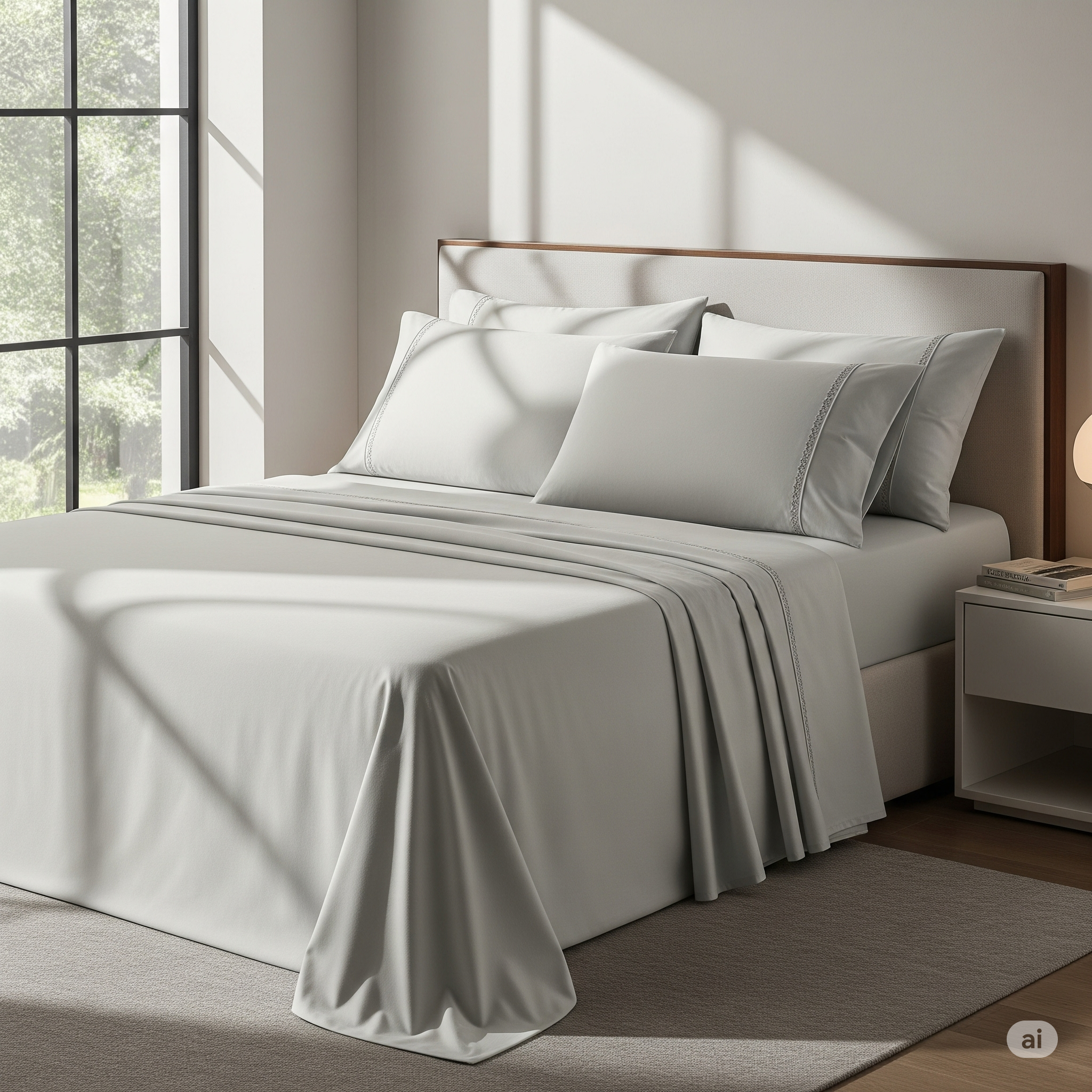 Premium Cotton Bed Sheet Set - Image 2