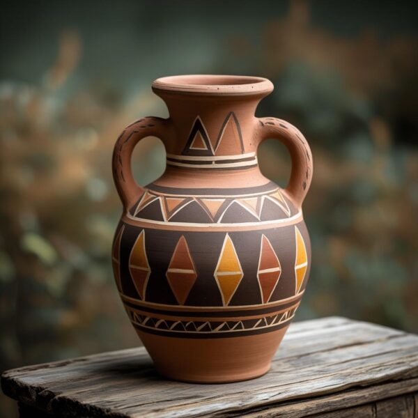 Traditional Terracotta Vase - Image 2